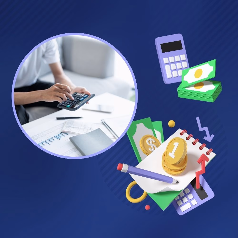 Small business owner reviewing financial reports and accounting data using bookkeeping software for accurate business management